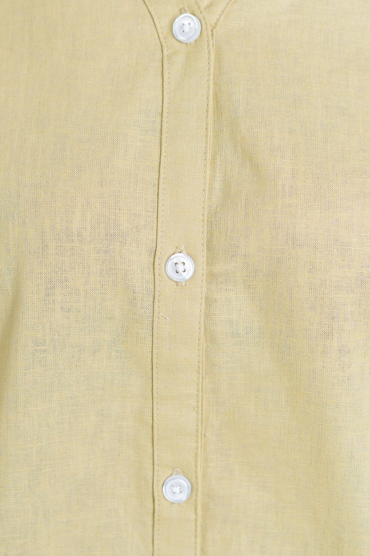 Mad Koffee Shirts Women’s V-Neck Long Shirt - Olive Gold