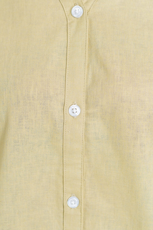 Load image 4 in gallery view. Mad Koffee Shirts Women’s V-Neck Long Shirt - Olive Gold