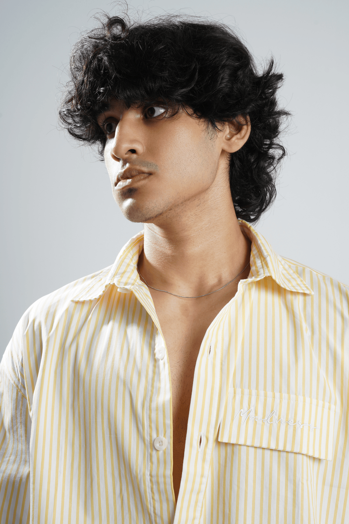 Mad Koffee Shirts Yellow & White Stripe