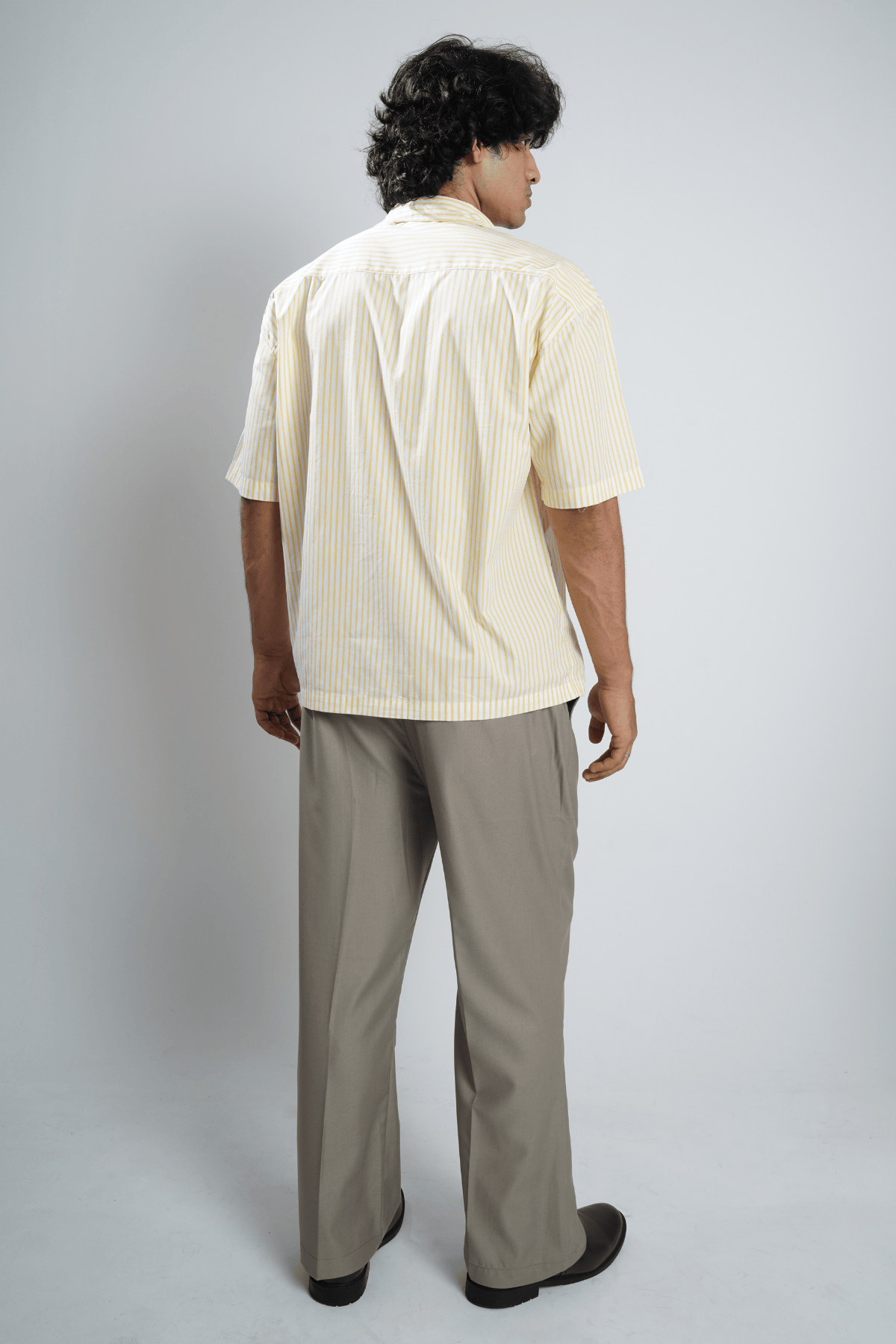 Mad Koffee Shirts Yellow & White Stripe