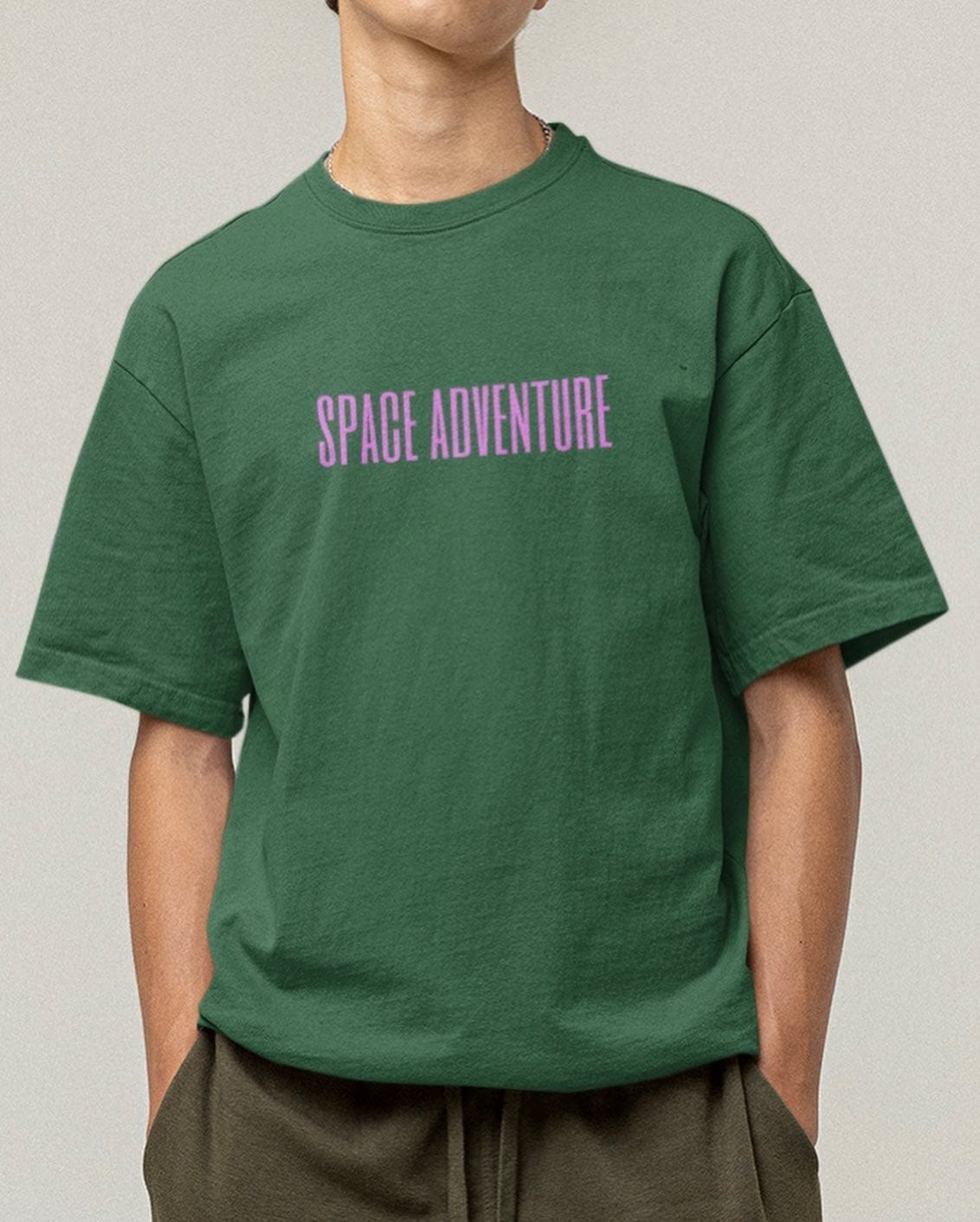 Mad Koffee Space Adventure - Printed Oversized Drop Shoulder T-shirt