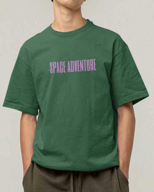 Load image 1 in gallery view. Mad Koffee Space Adventure - Printed Oversized Drop Shoulder T-shirt