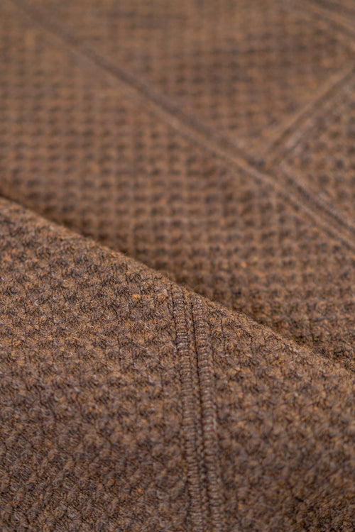 Load image 1 in gallery view. Mad Koffee Sweater Polyamide Half-Zip Sweater: Coffee