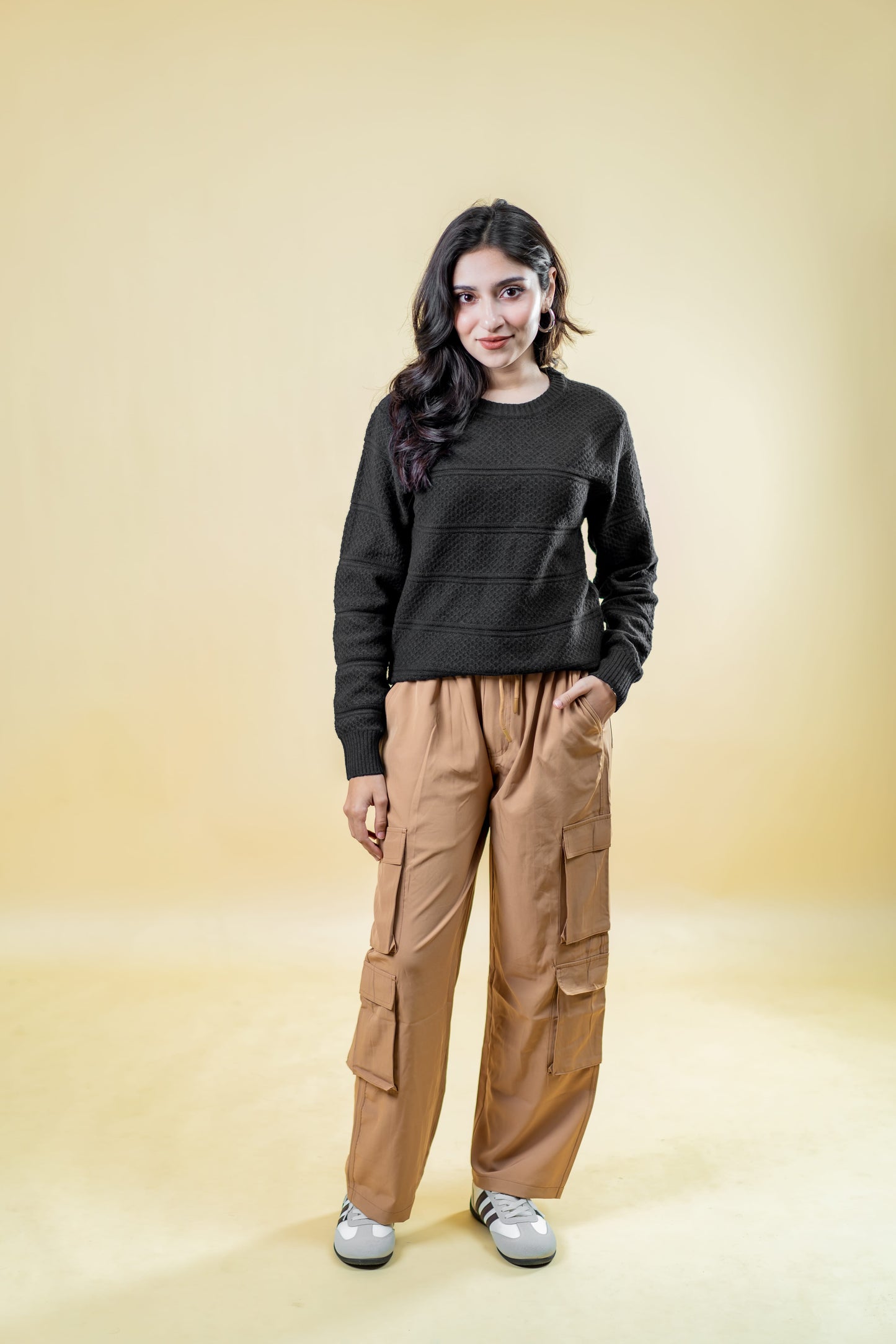 Mad Koffee Sweater Polyamide Sweater: Black