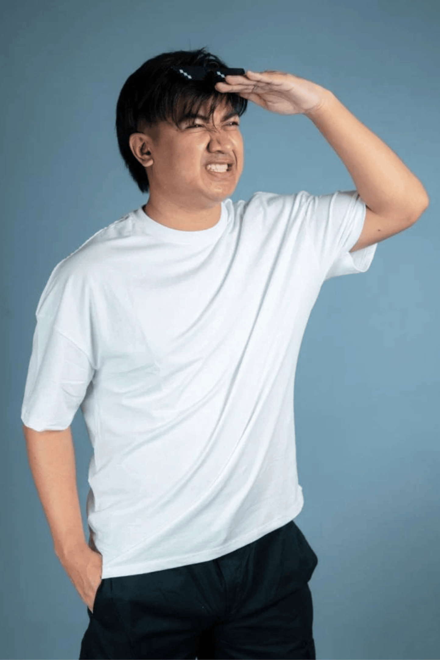 Mad Koffee T-shirt Oversized Drop Shoulder T-Shirt – White