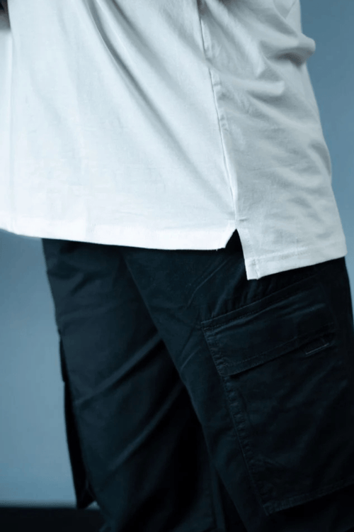 Load image 1 in gallery view. Mad Koffee T-shirt Oversized Drop Shoulder T-Shirt – White