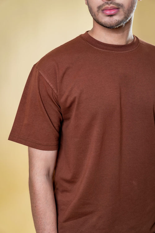 Load image 1 in gallery view. Mad Koffee T-shirt The Basics Chocolate – Regular Fit T-shirt