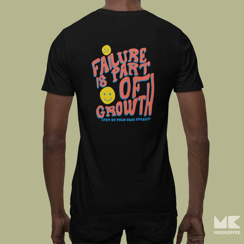 Load image 1 in gallery view. Mad Koffee T-shirts Failure Is Part Of Growth - Regular Fit T-shirt
