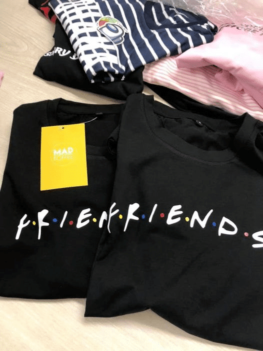 Mad Koffee T-shirts Black / 2XL Friends - Regular Fit T-shirt