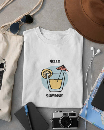 Mad Koffee T-shirts White / 2XL Hello Summer - Regular Fit T-shirt