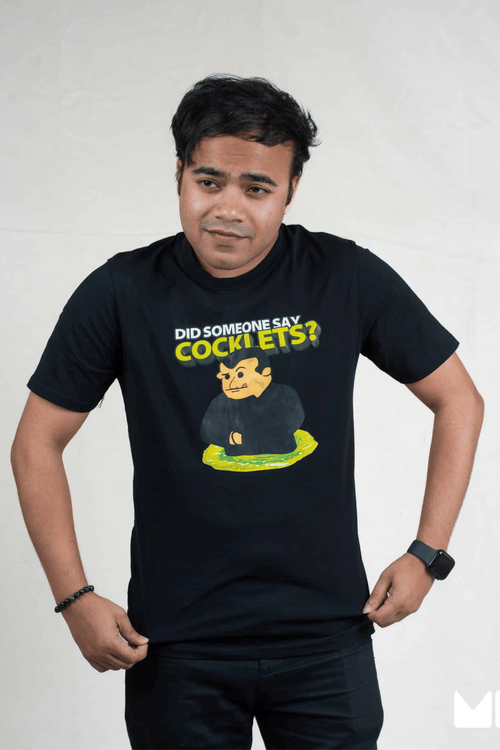 Load image 1 in gallery view. Mad Koffee T-shirts Khaled Nur - Cocklete Regular Fit T-shirt