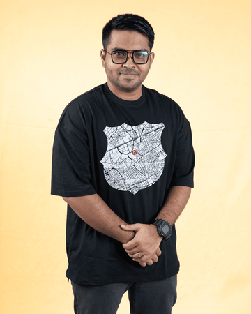Mad Koffee Talking Tiki-Taka Red / 2XL OUR HOME - Talking Tiki-Taka  X  Mad Koffee Merch - Oversized Drop Shoulder T-shirt