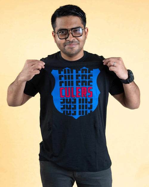 Load image 1 in gallery view. Mad Koffee Talking Tiki-Taka OUR IDENTITY - Talking Tiki-Taka  X  Mad Koffee Merch Regular fit T-shirt