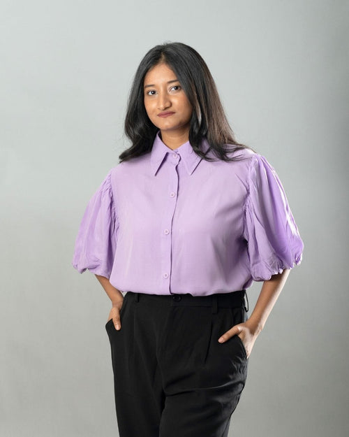 Load image 1 in gallery view. Mad Koffee Tops Airy Drapes Shirt Top for Women – Bloom