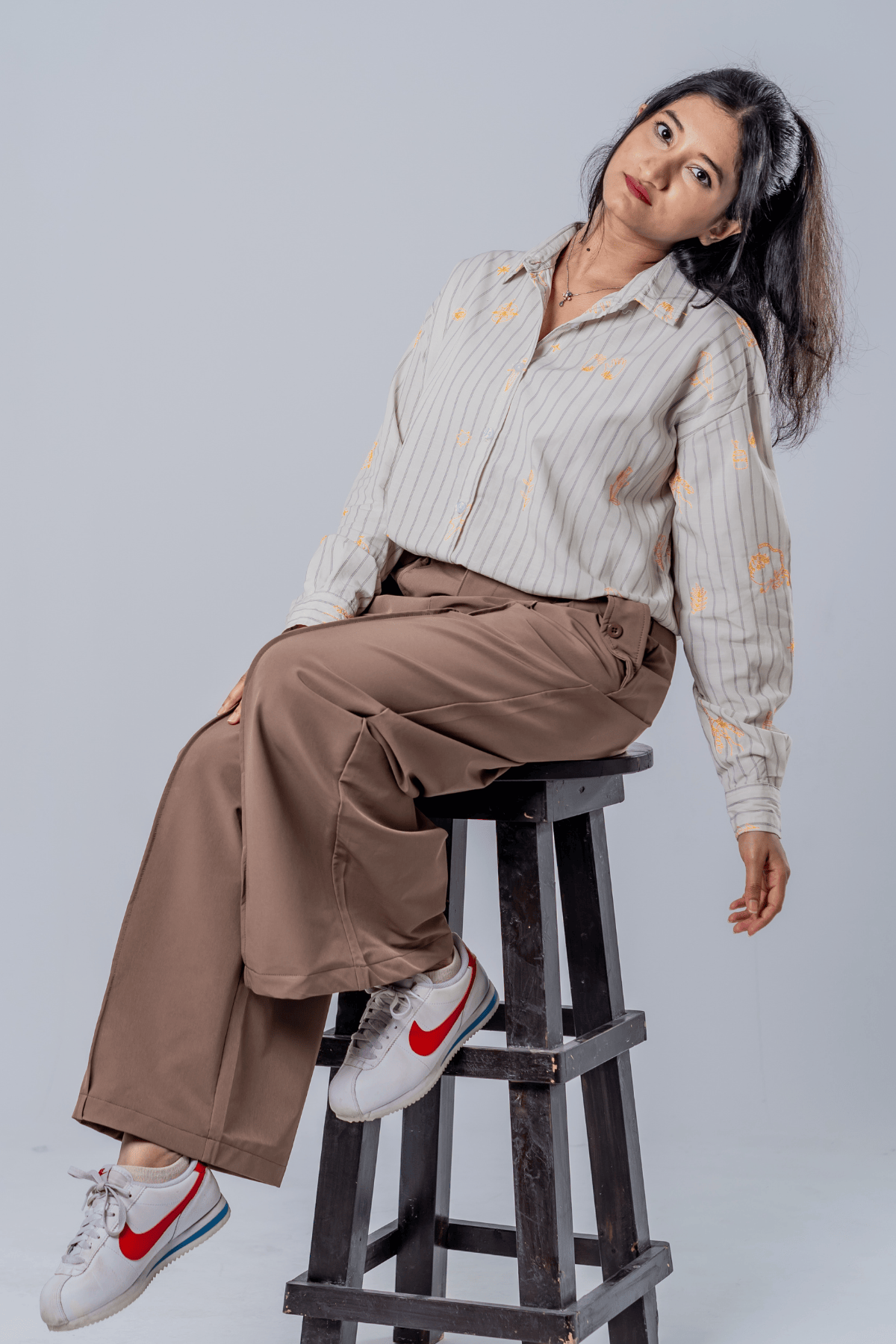 Mad Koffee Women's Flared Pants - Earthy Mocha