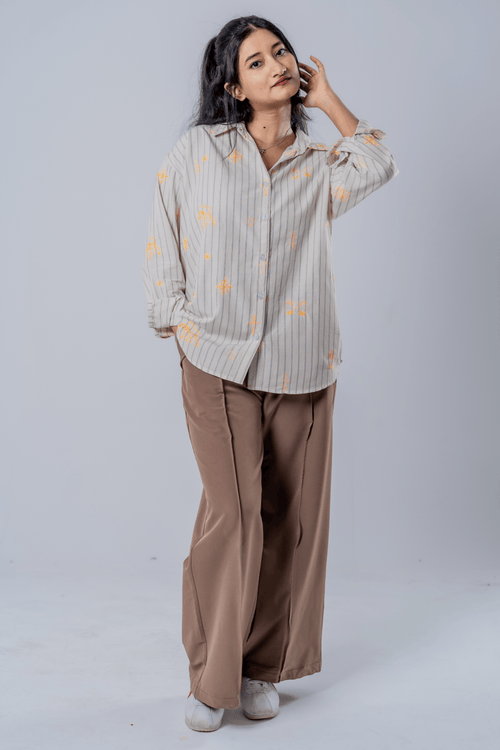 Load image 1 in gallery view. Mad Koffee Women's Flared Pants - Earthy Mocha